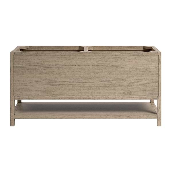 TileBar Studio Vanities Rowan Greige Ash 60" Double Vanity without Top