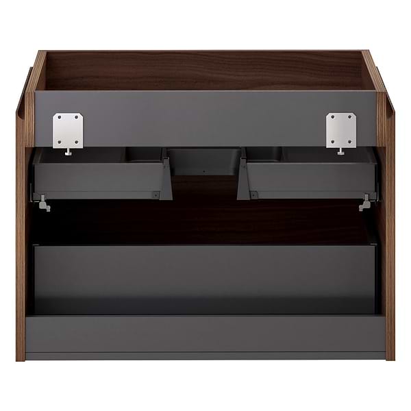 Melrose Walnut 30" Single Vanity without Top