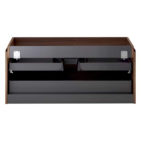 Melrose Walnut 48" Single Vanity with Nero Marquina Marble Top