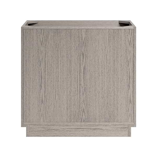 TileBar Studio Vanities Rhett Steel Oak 36" Single Vanity with Carrara Marble Top