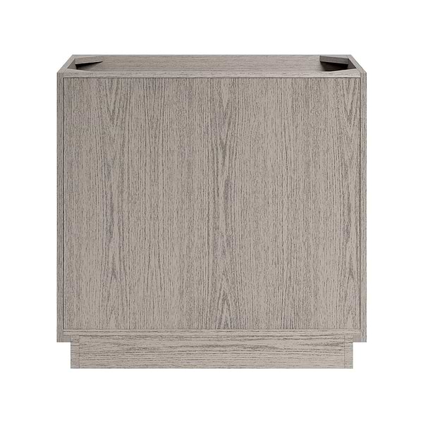 TileBar Studio Vanities Rhett Steel Oak 36" Single Vanity with White Quartz Top