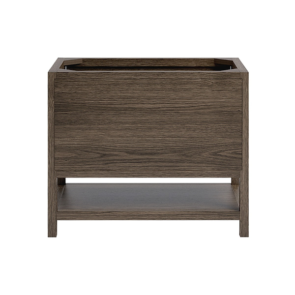 TileBar Studio Vanities Rowan Espresso Oak 36" Single Vanity with Carrara Marble Top