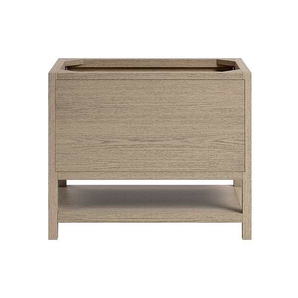 TileBar Studio Vanities Rowan Greige Ash 36" Single Vanity with Carrara Marble Top