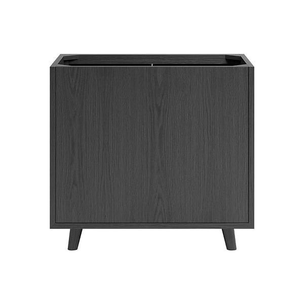 Setton Ebony Oak 36" Single Vanity without Top by TileBar Studio Vanities, View 10, open zoomed image