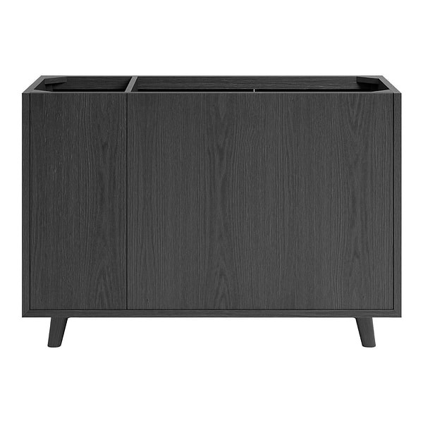 Setton Ebony Oak 48" Single Vanity without Top by TileBar Studio Vanities, View 10, open zoomed image