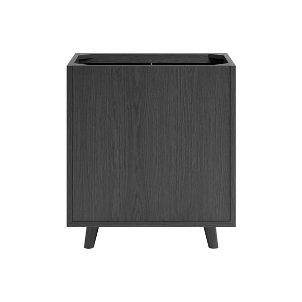 Setton Ebony Oak 30" Single Vanity with White Quartz Top by TileBar Studio Vanities, View 10, open zoomed image
