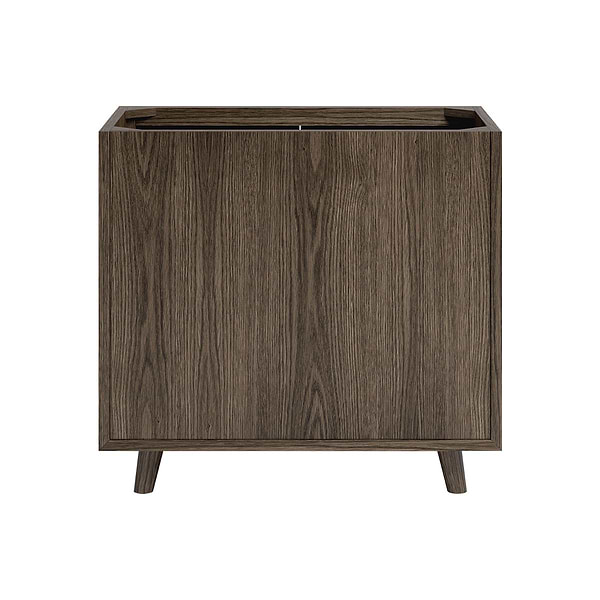Setton Espresso Oak 36" Single Vanity without Top by TileBar Studio Vanities, View 10, open zoomed image