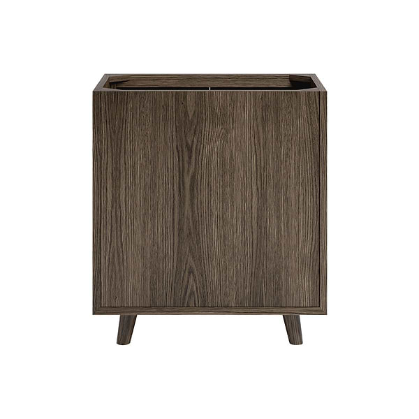 Setton Espresso Oak 30" Single Vanity with White Quartz Top by TileBar Studio Vanities, View 10, open zoomed image
