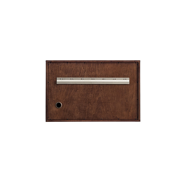 James Martin Vanities Amberly Mid-Century Walnut 36" Single Vanity with Eternal Jasmine Pearl Top