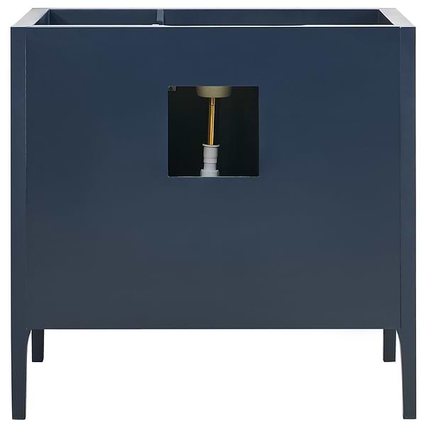 Province Navy and Gold 36" Single Vanity without Top