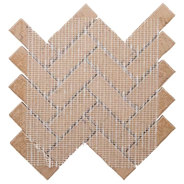 Brixon Charcoal Gray 1.5x4 Herringbone Matte Porcelain Mosaic Tile
