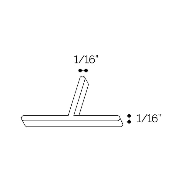 Precision 1/16" Grout Joint T Spacer Pack - 500 pieces