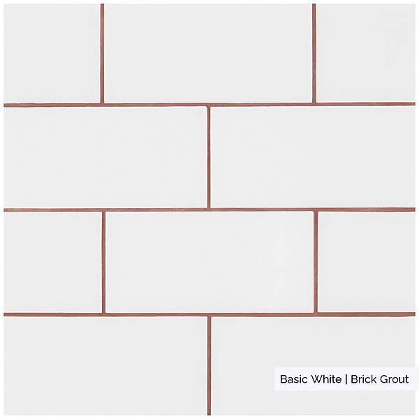 Basic White 3x6 Polished Ceramic Subway Wall Tile