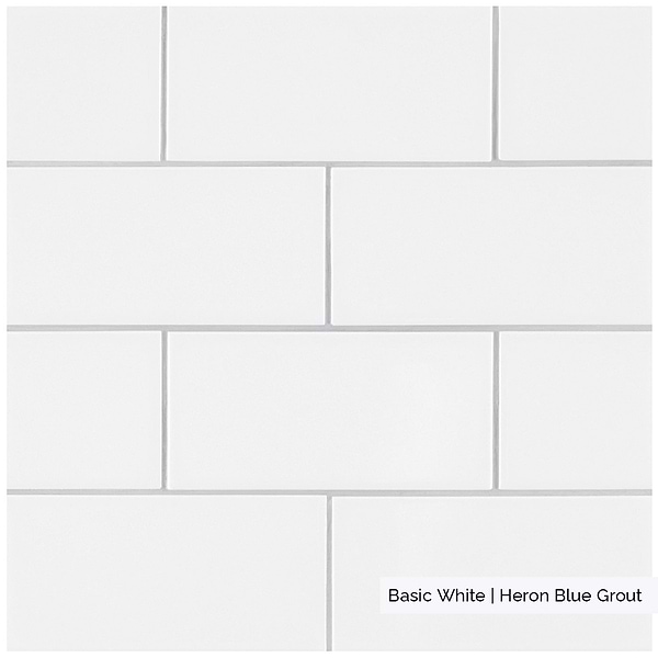 Basic White 3x6 Polished Ceramic Subway Wall Tile