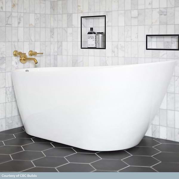 Paige Antracite 10" Hexagon Matte Cement Look Porcelain Tile