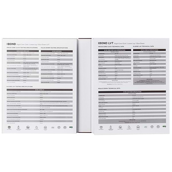 Bond LVT Collection Architectural Binder