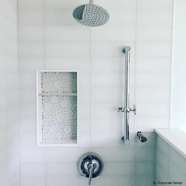 Loft Super White 4x12 Frosted Glass Subway Wall Tile