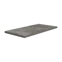 Massif Dark Gray 12x24 Terrazzo Look Textured Matte Porcelain 2CM Pool Coping