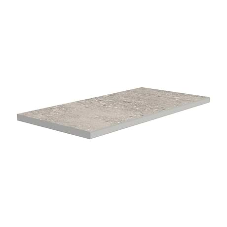 Massif Gray 12x24 Terrazzo Look Textured Matte Porcelain 2CM Pool Coping