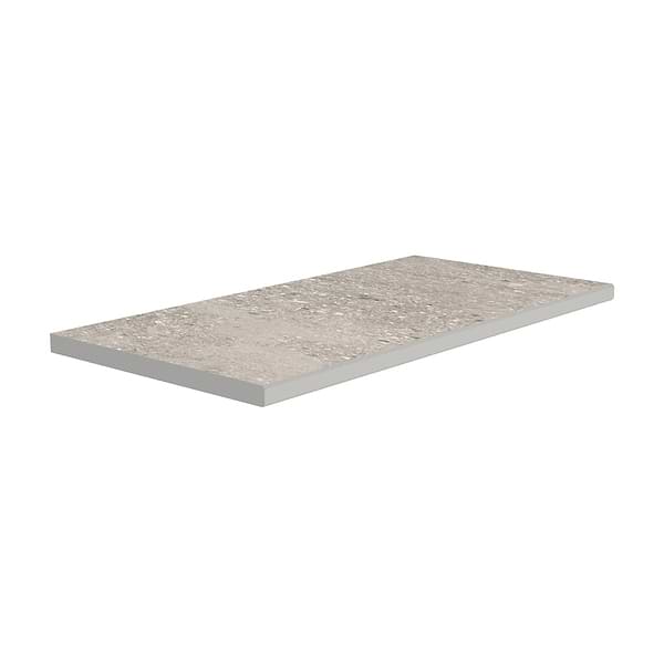 Massif Gray 12x24 Terrazzo Look Textured Matte Porcelain 2CM Pool Coping