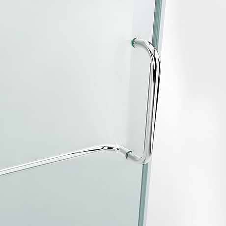 Cinto 32x40x74 Reversible Hinged Enclosure Shower Door with Clear Glass in Chrome