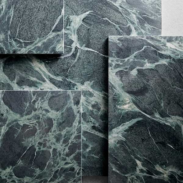 Verde Alpi 24x24 Honed Marble Tile