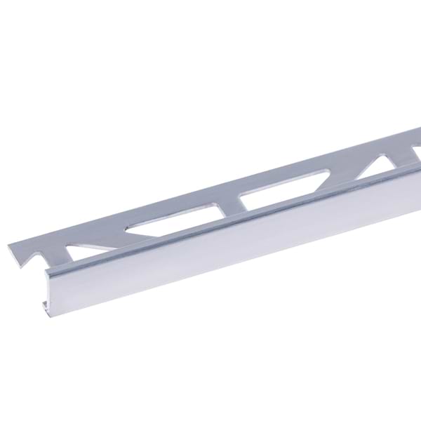 Essential Trims by Blanke Natural Aluminum 3/8" (10mm) Edge Protector Trim