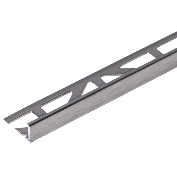 Essential Trims by Blanke Anodized Brushed Nickel 3/8" (10mm) Edge Protector Trim