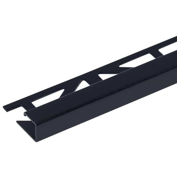 Essential Trims by Blanke Powder-Coated Coal Black 7/16" (11mm) Cubeline