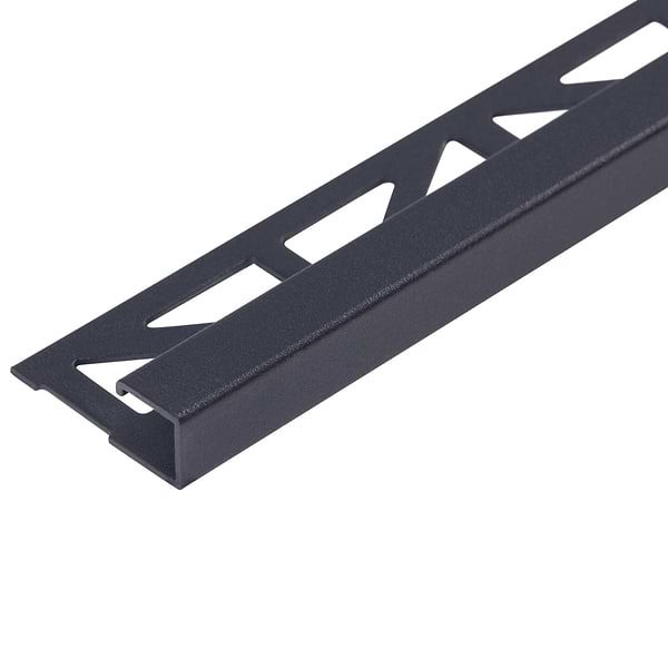 Essential Trims by Blanke Powder-Coated Graphite 7/16" (11mm) Cubeline