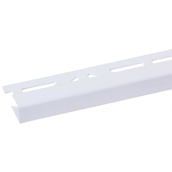 Essential Trims by Blanke Powder-Coated Sugar White 7/16" (11mm) Cubeline