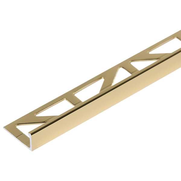 Essential Trims by Blanke Anodized Shiny Gold 3/8" (10mm) Edge Protector Trim