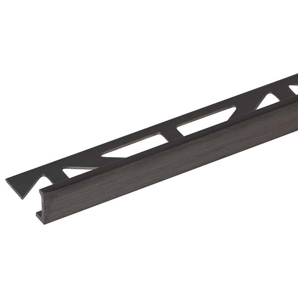 Essential Trims by Blanke Brushed Anodized Titanium Bronze 3/8" (10mm) Edge Protector Trim