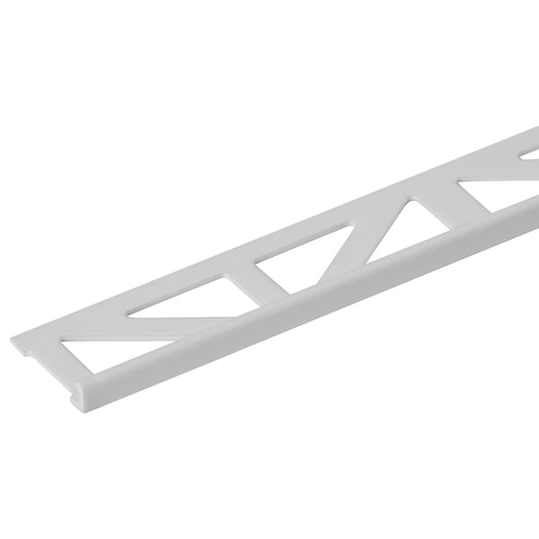 Essential Trims by Blanke Powder-Coated White 3/16" (4.5mm) Edge Protector Trim