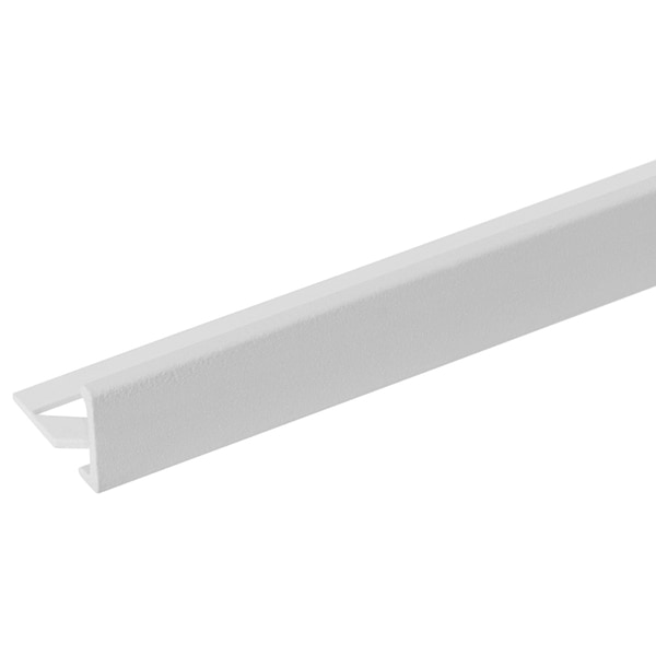 Essential Trims by Blanke Powder-Coated White 3/4" (18.5mm) Edge Protector Trim