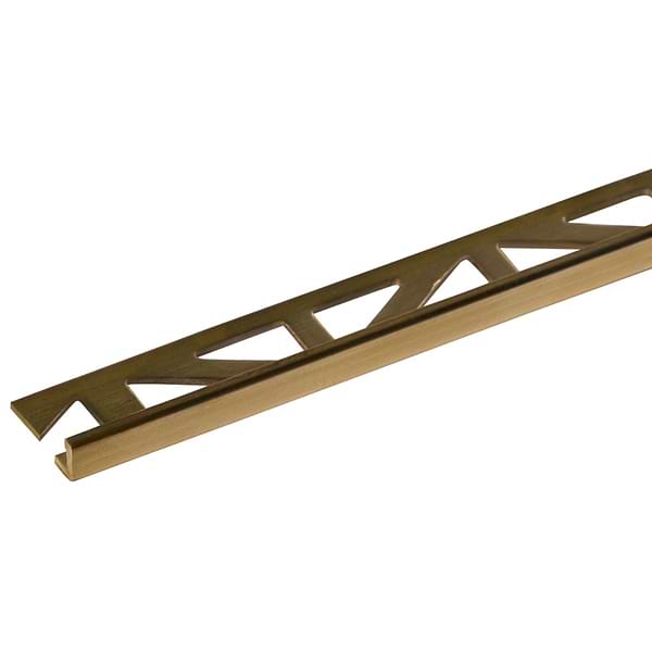 Essential Trims by Blanke Natural Brass 3/16" (4.5mm) Edge Protector Trim