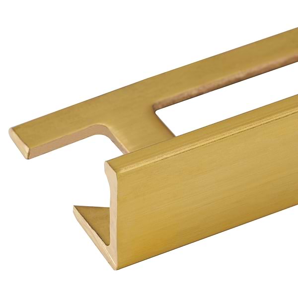 Essential Natural Brass 3/8" L-Shape Tile Edge Protector Trim