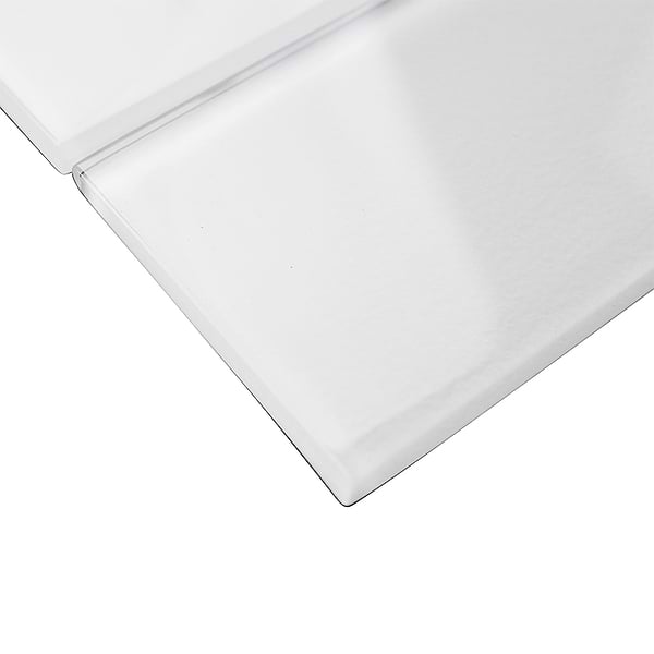 LOFT SUPER WHITE POLISHED 3 X 6" GLASS TILES"_4