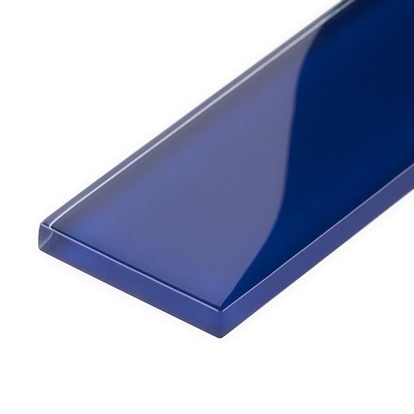 Loft Royal Blue 2x8 Polished Glass Tile