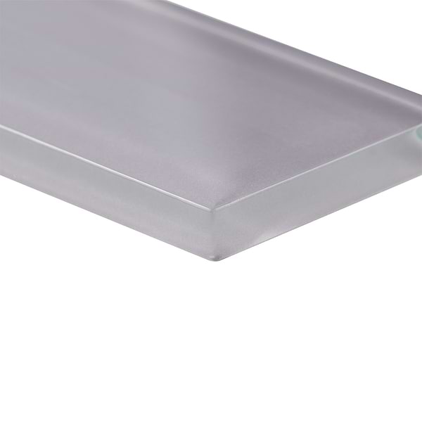 Loft Wisteria 2x8 Polished Glass Subway Tile for Wall