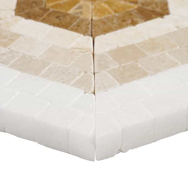 Ako Multicolor Mix 6" Hexagon Micro Mosaic Tile