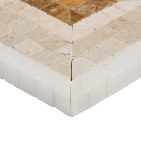 Ako Multicolor Mix 4x9 Rectangle Micro Mosaic Tile
