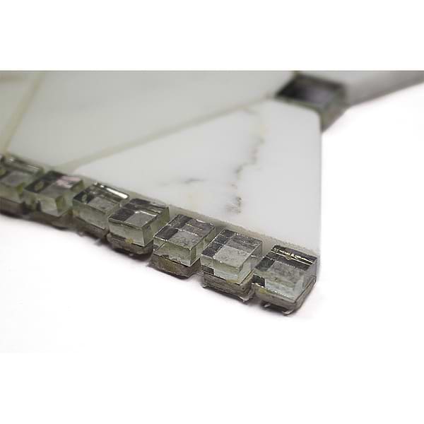 Kelli Ellis Alexa Border Marble and Mirror Tile
