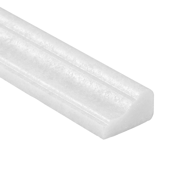 Snow White 2x12 Honed Marble Cornice Molding
