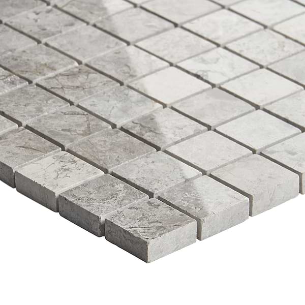 Tundra Gray 1x1 Polished Marble Mosaic