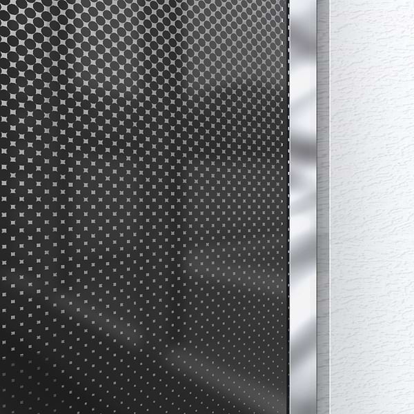 DreamLine Linea 34x72" Reversible Screen with Ombre Glass in Chrome