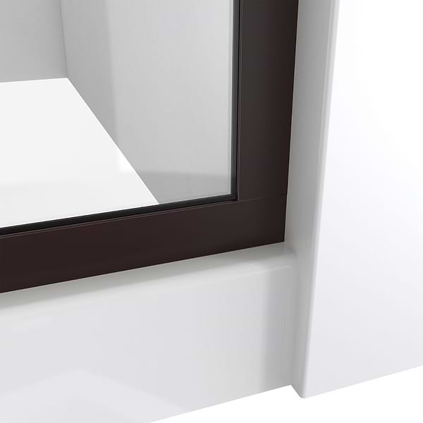 DreamLine Linea 30x72" Reversible Screen with Clear Glass in Oil Rubbed Bronze