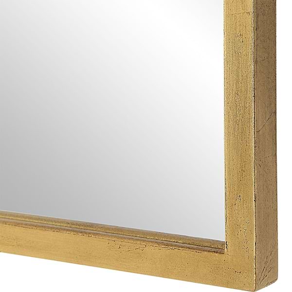 Simpla Arcadia Gold 22x34" Arched Mirror