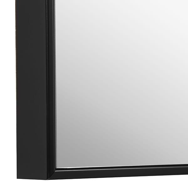 Everyday Dawn Black 21x31" Rectangle Mirror