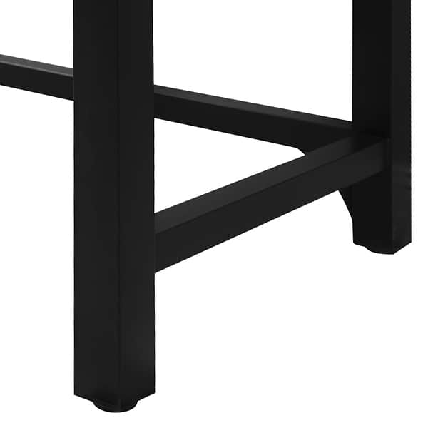 Mateo Black 36" Single Vanity with White Acrylic Top